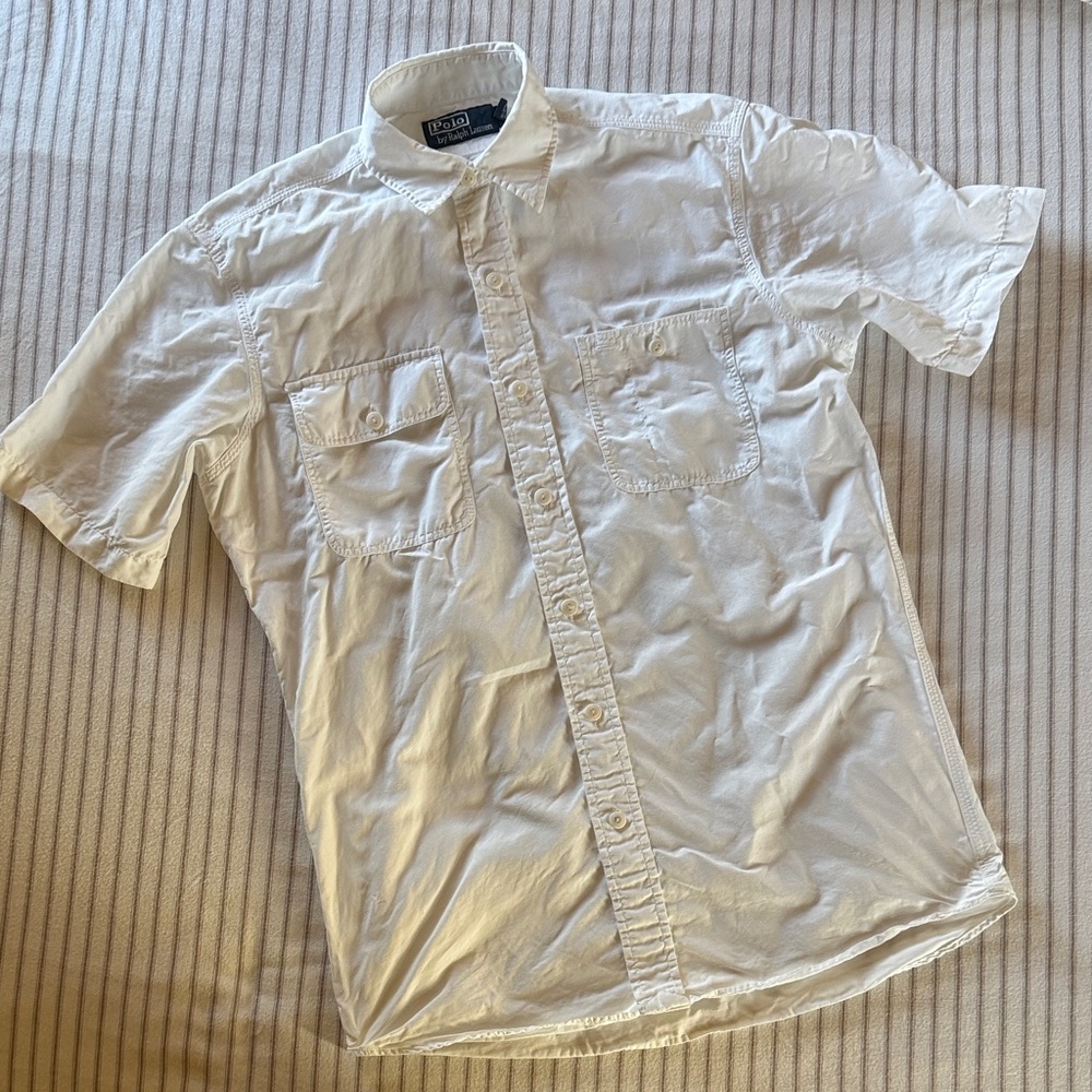 POLO RL Men’s Linen Utility Shirt